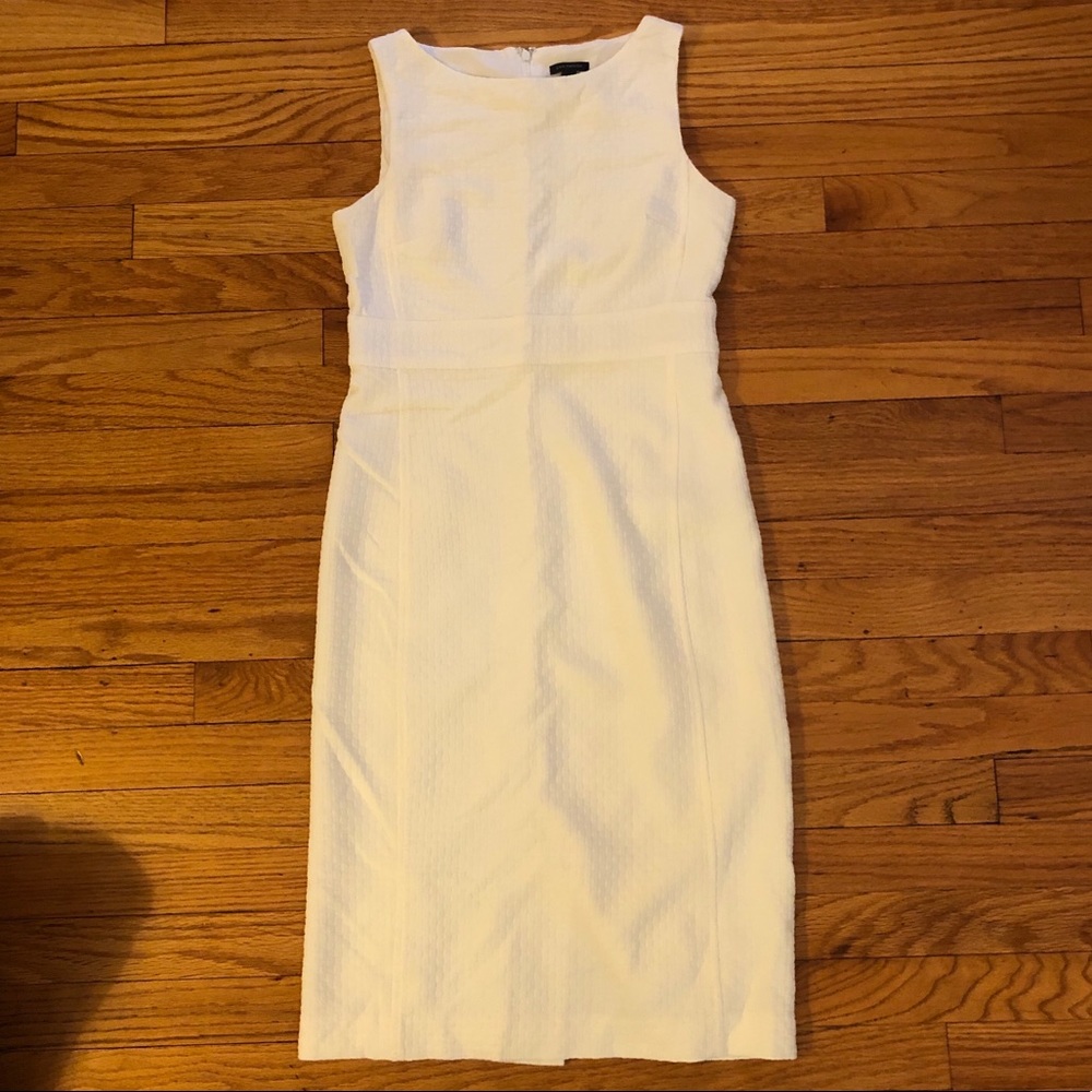 Off White Sheath Dress